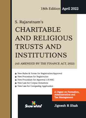 CHARITABLE AND RELIGIOUS TRUSTS AND INSTITUTIONS